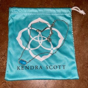 Blue stone Kendra Scott necklace!